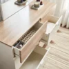Homezie Dresser with Mirror and Drawers
