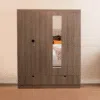 MirraCab Modern 4-Door Wardrobe