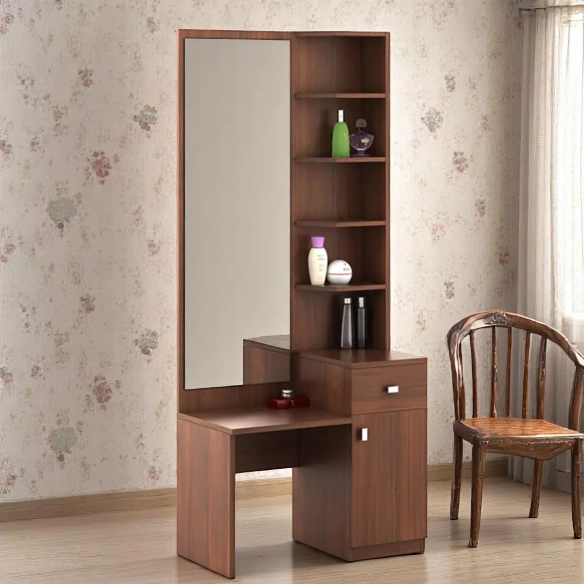 Walnio Premium Dressing Unit with Mirror
