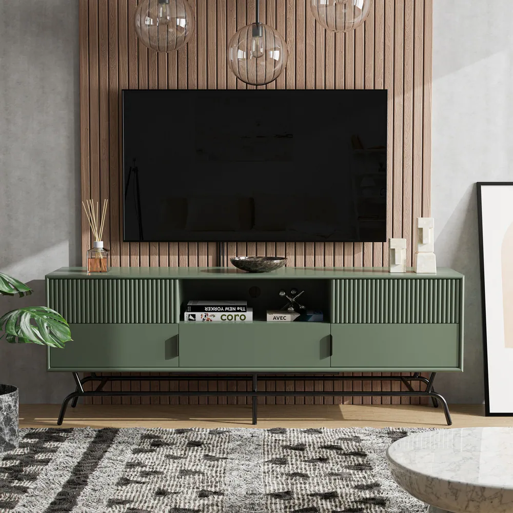 Vio 3-Drawer Media Cabinet TV Stand