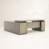 Girtia Executive L-Shape Office Desk – Modern Computer Workstation Table