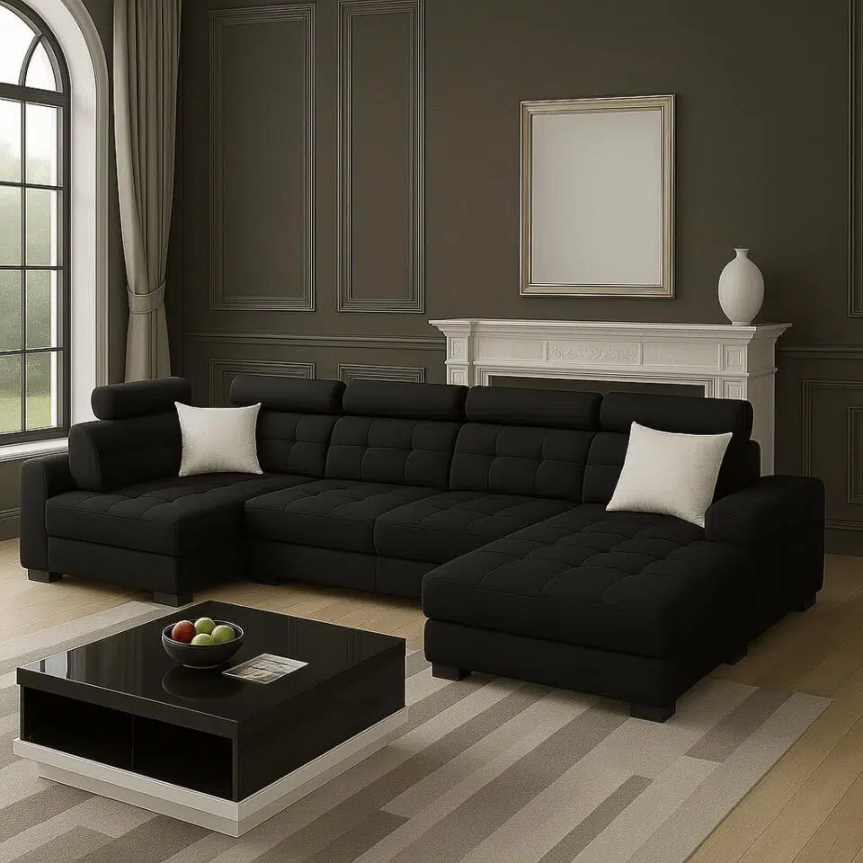 Roiru 4-Seater Sectional Sofa Set…