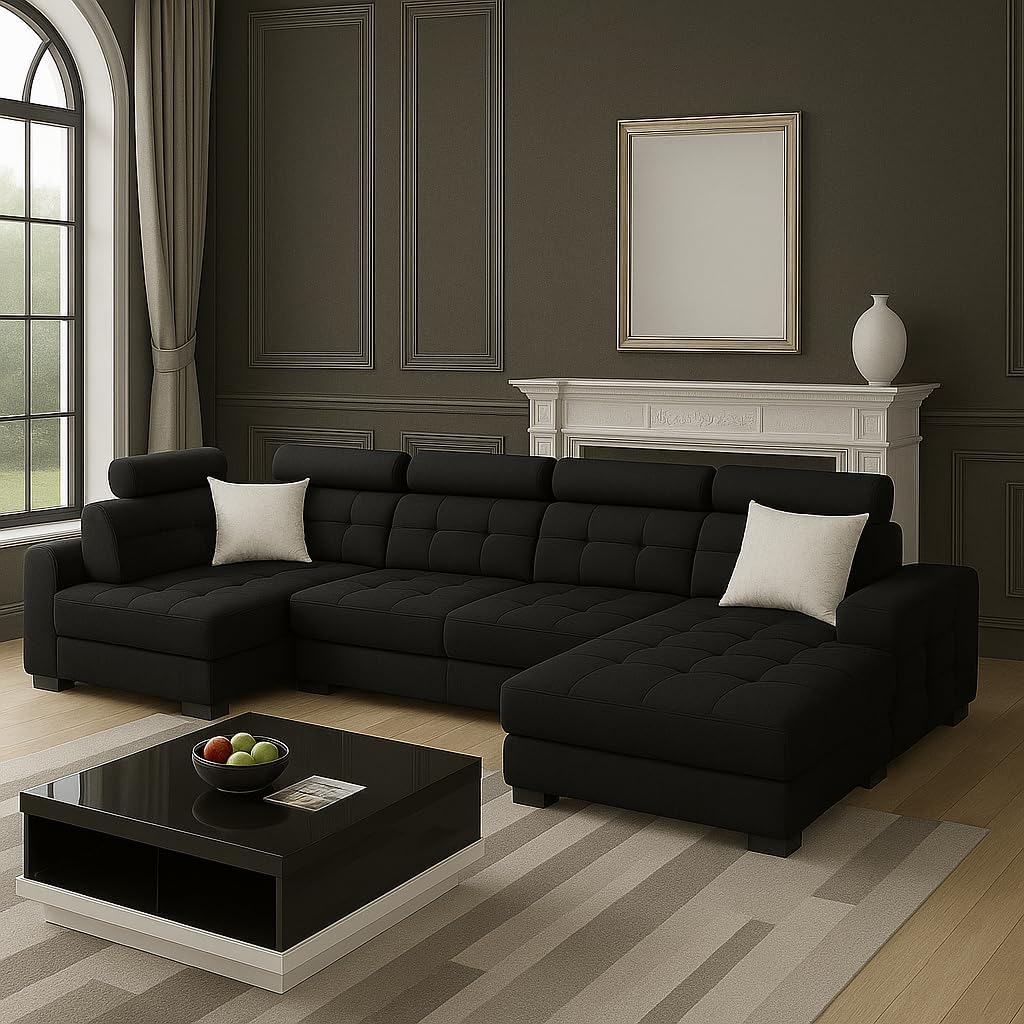 Roiru 4-Seater Sectional Sofa Set