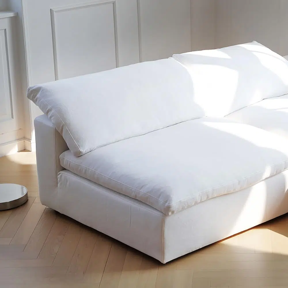 Karnak Cloud Couch 4 Seater Sectional Sofa – White