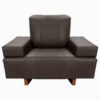 Uffis Wood One Seater Sofa