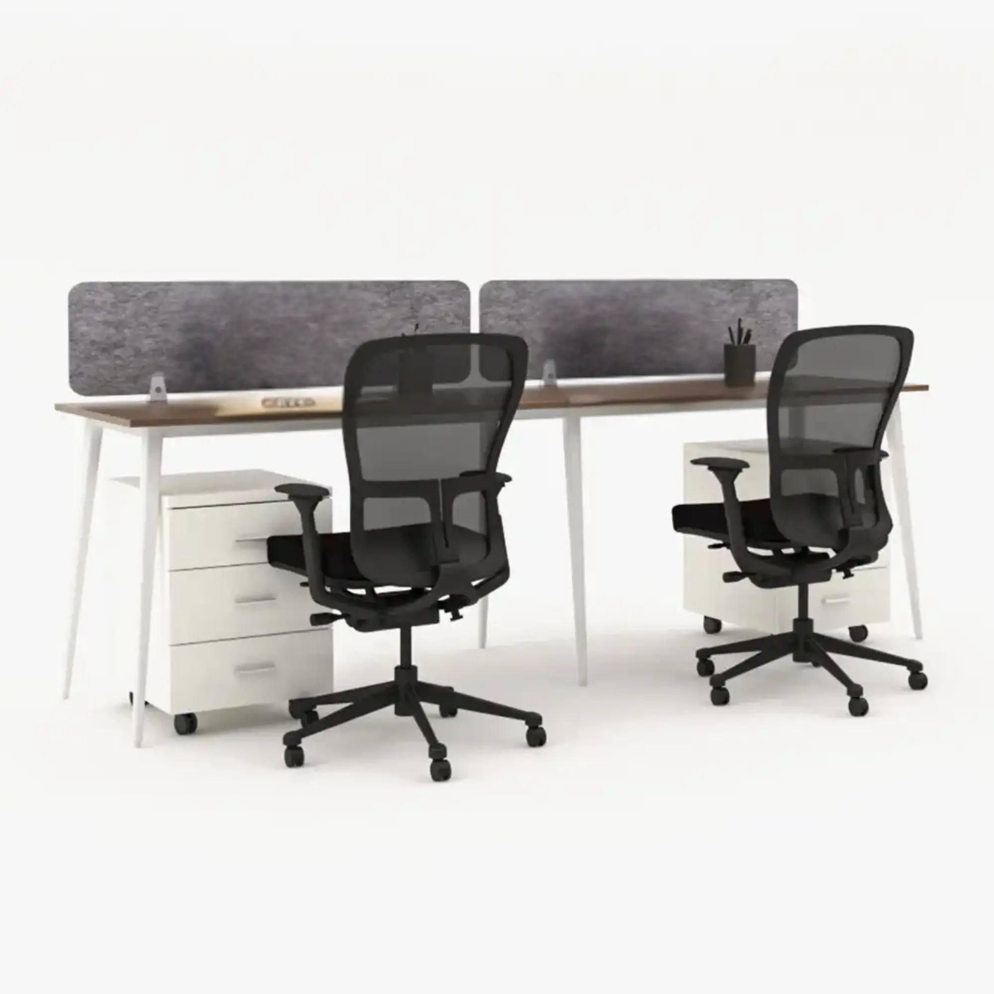 Flexki In-Line Workstation Cluster of 2