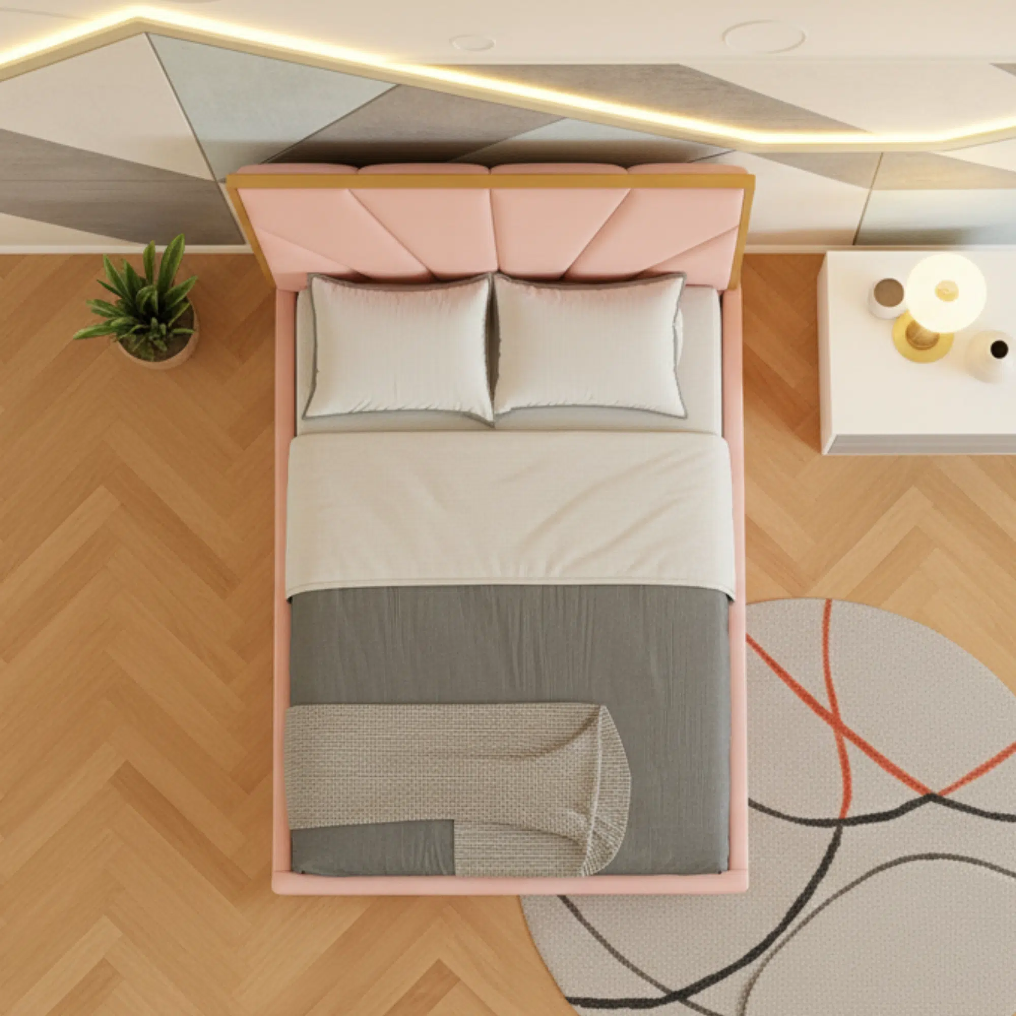 Bella Rose Panel kids Bed