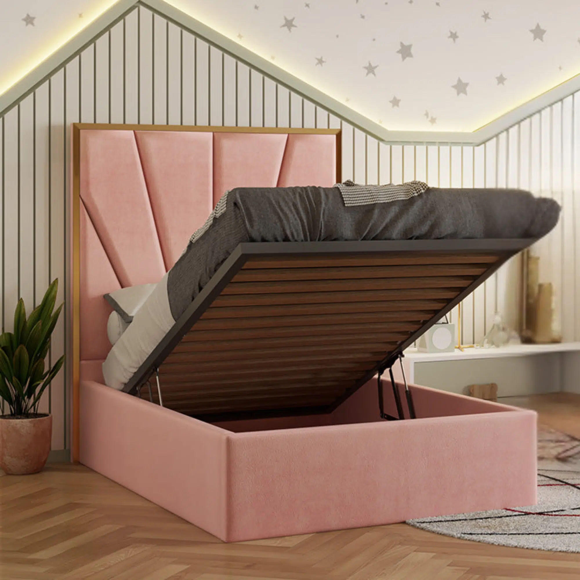Bella Rose Panel kids Bed