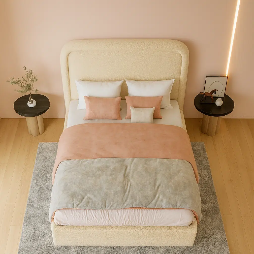 Bouclé Haven Kids Bed