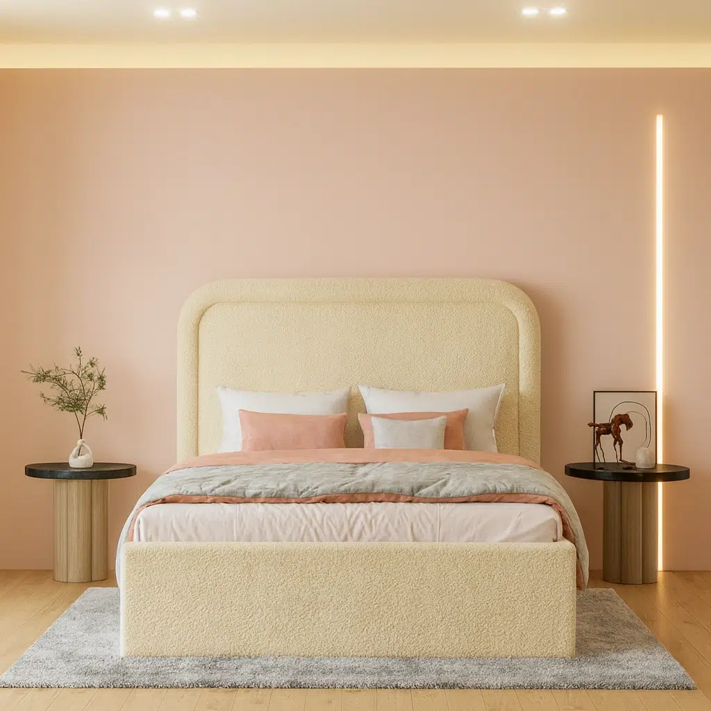 Bouclé Haven Kids Bed