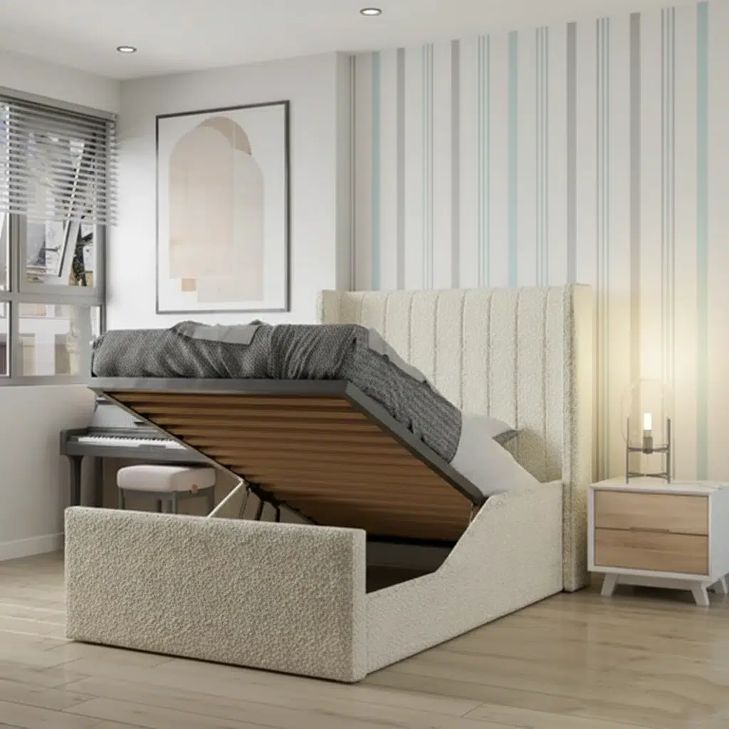 Bouclé Meadow Kids Bed