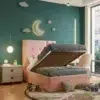 Celeste Velvet Bed for Kids