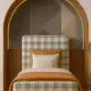 Checkered kids Bed