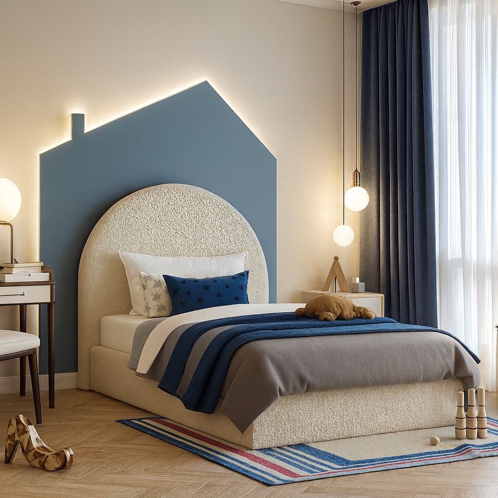 Cloud Bouclé Bed Frame
