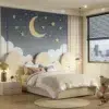 Heavenly Clouds Children’s Bed with Wall Panels