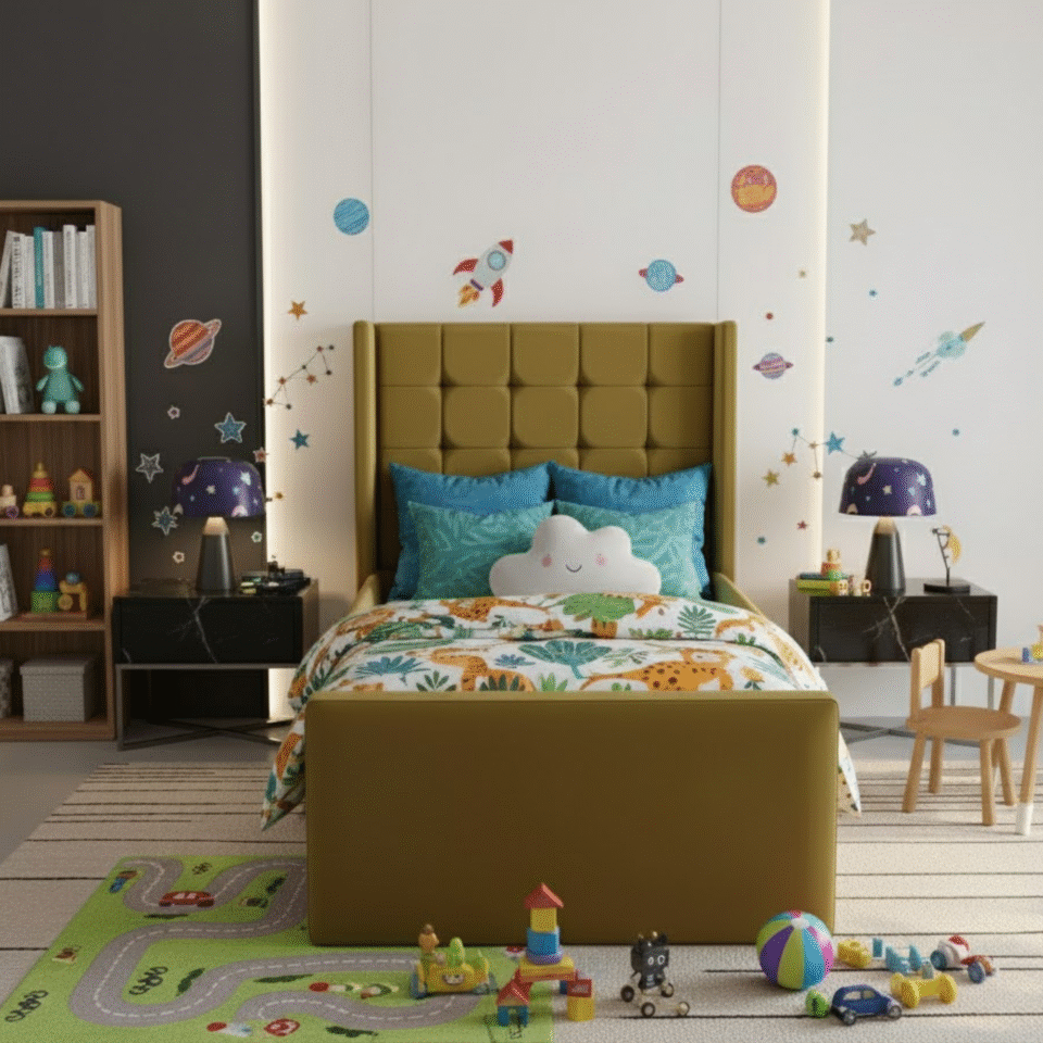 Calm Square Kids Bed