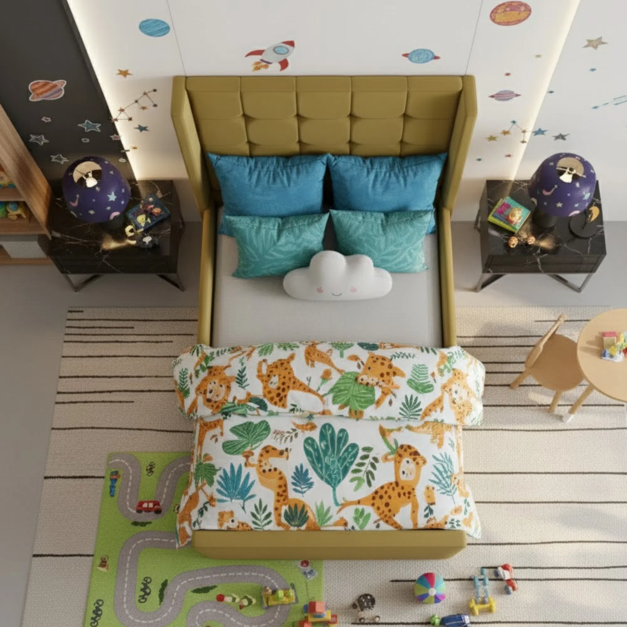Calm Square Kids Bed