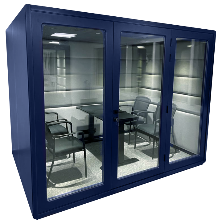 Galaxi Acoustic Meeting Booth, Phone Booth For 4 Person