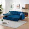 Hunter V2 3-Seater Diwan Sofa Cum Bed with Convertible Left/Right Chaise & In-Built Storage | Textured Finish | Space-Saving Living Room Furniture