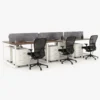 Urbanz Face to Face Workstation Cluster of 6