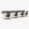 Urbanz In-Line Workstation Cluster of 4