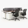 Nove Face to Face Workstation Cluster of 4