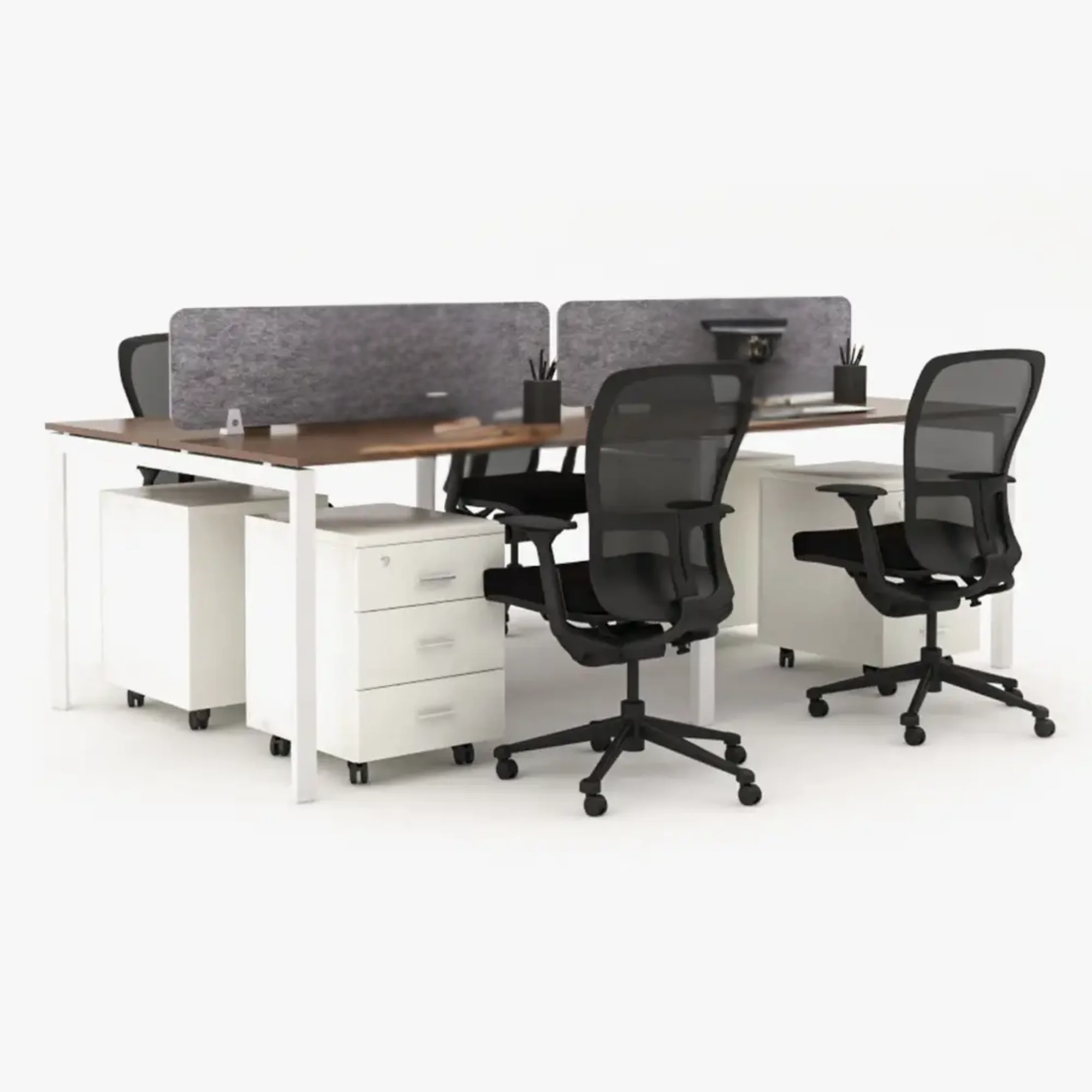 Nove Face to Face Workstation Cluster of 4