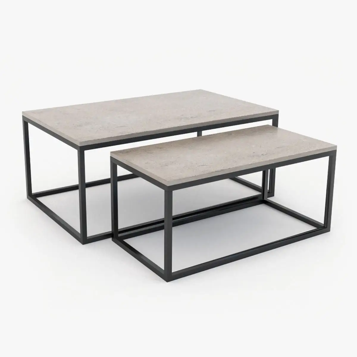 Cloude Dual Rectangular Coffee Table