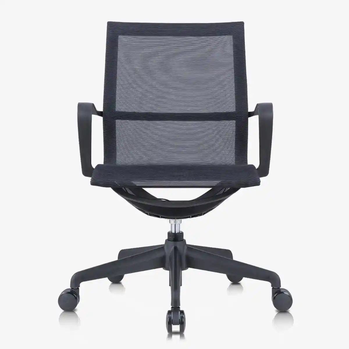 Fivo Medium Back Mesh Chair Black