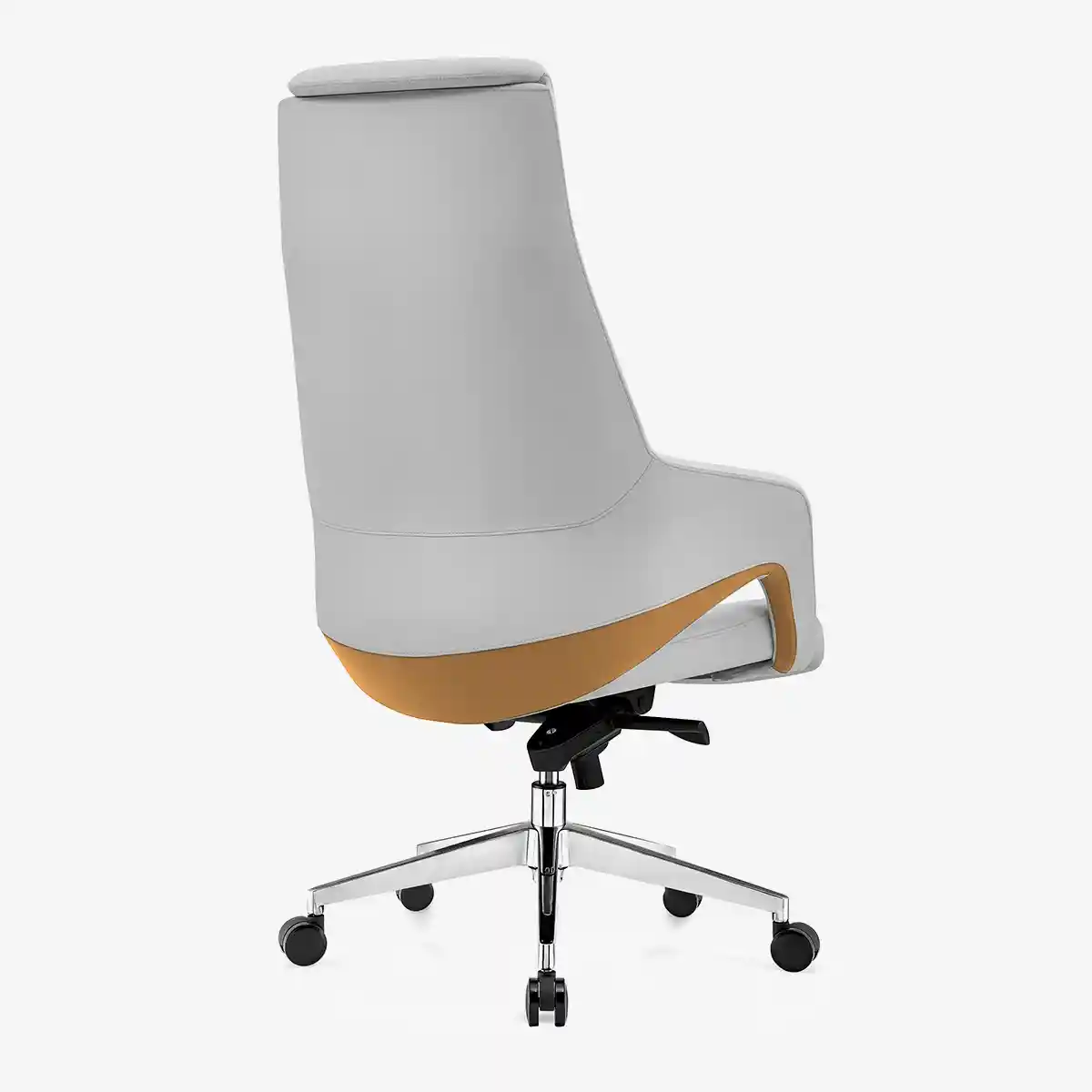 Hymon High Back Leather Chair