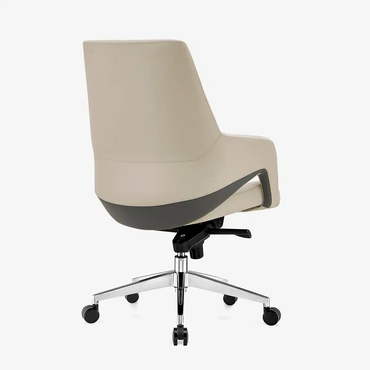 Hymon Medium Back Leather Chair