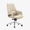 Hymon Medium Back Leather Chair