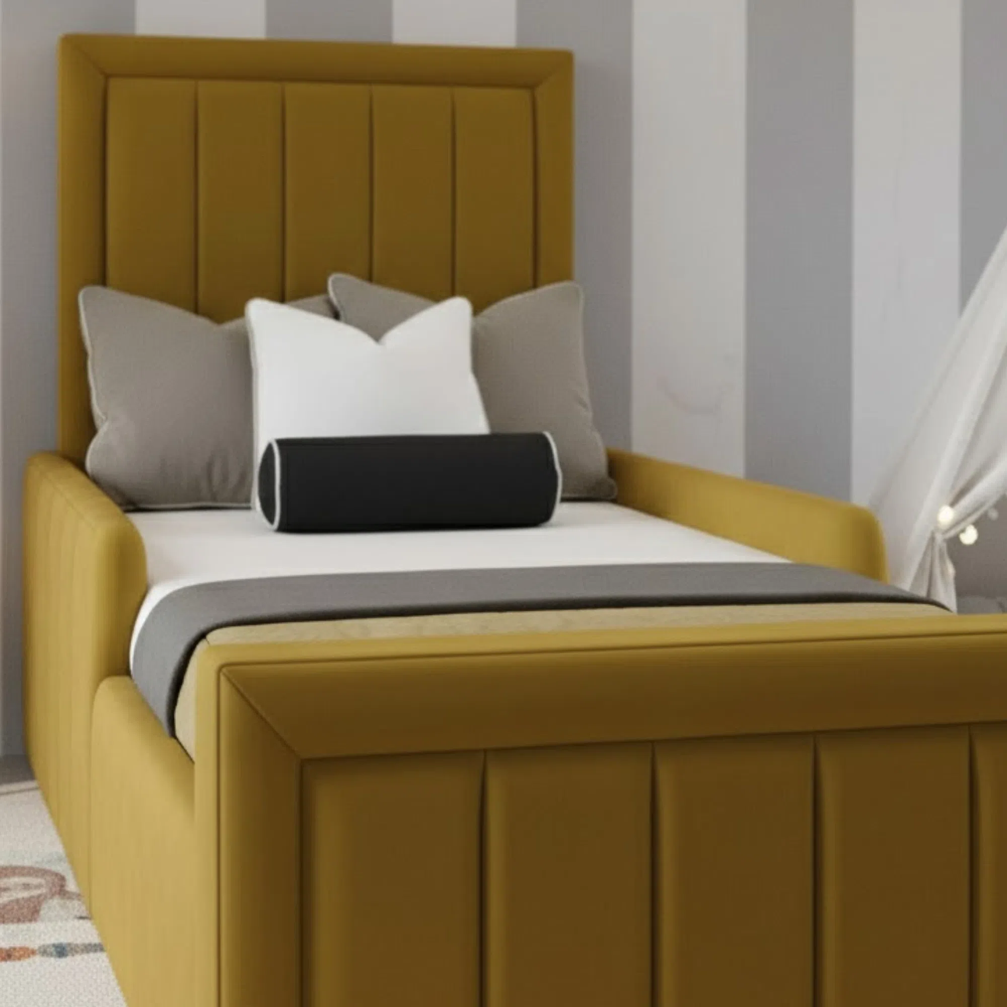 Vertical Line Kids Bed