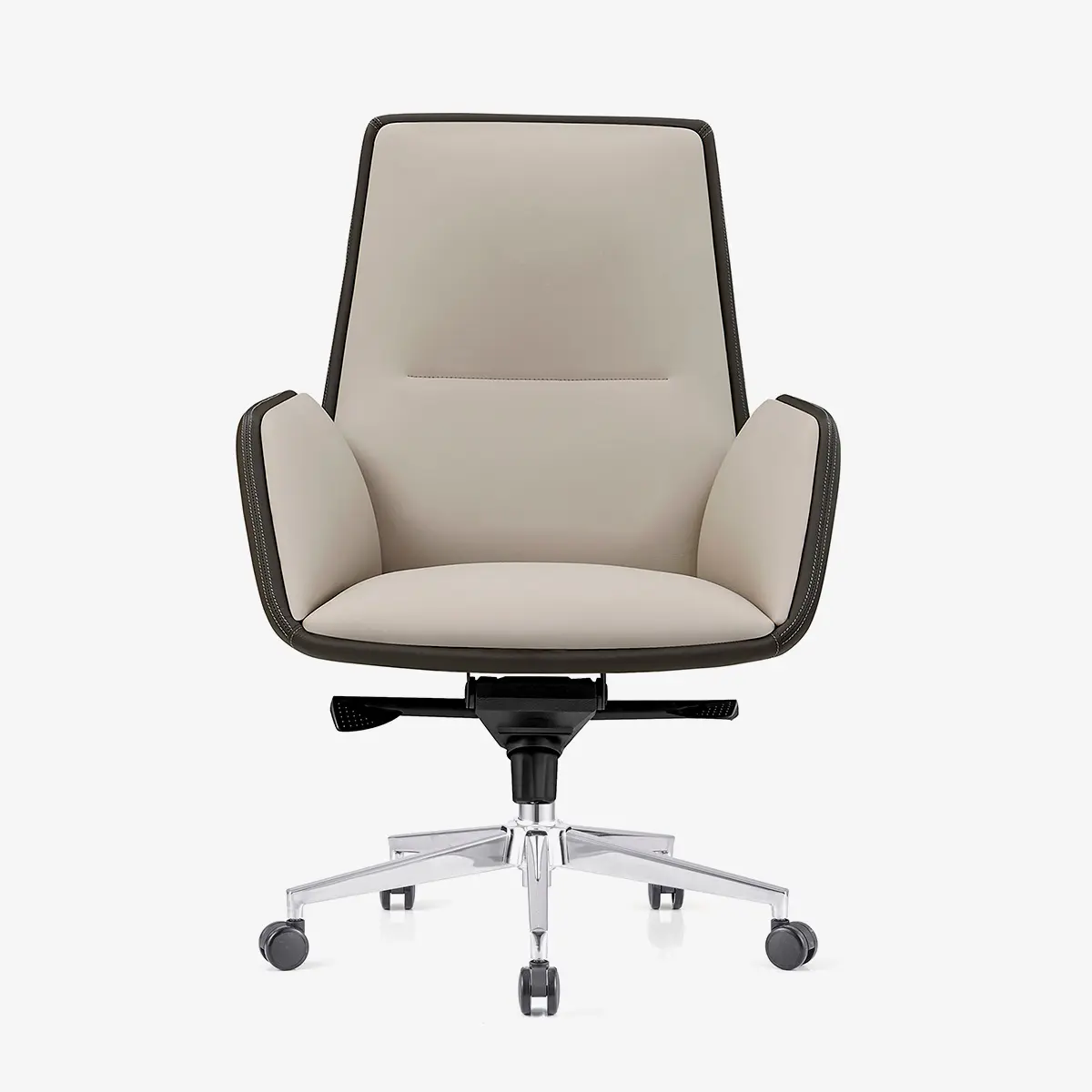 Maru Medium Back Leather Chair