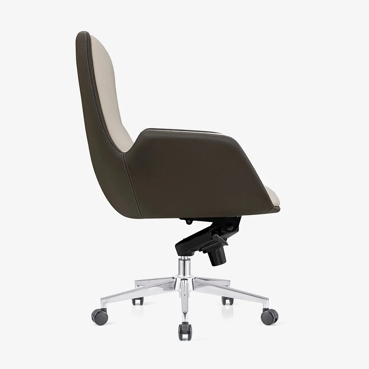Maru Medium Back Leather Chair