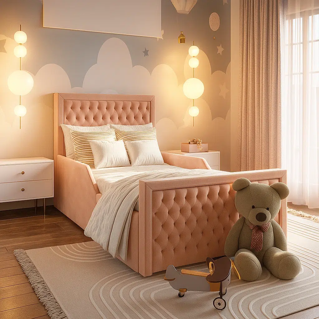Elegance Tuft Kids Bed