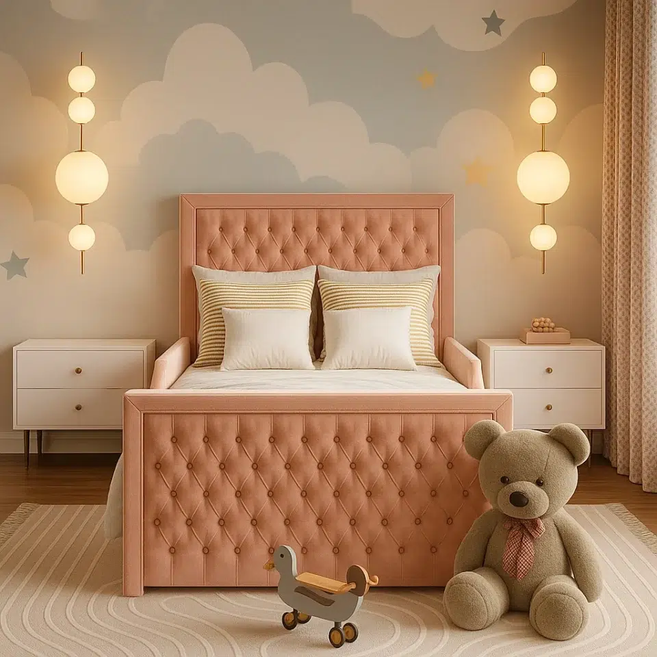 Elegance Tuft Kids Bed