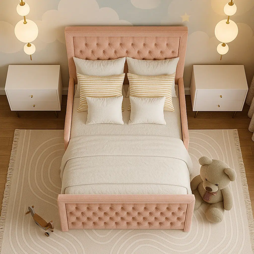 Elegance Tuft Kids Bed
