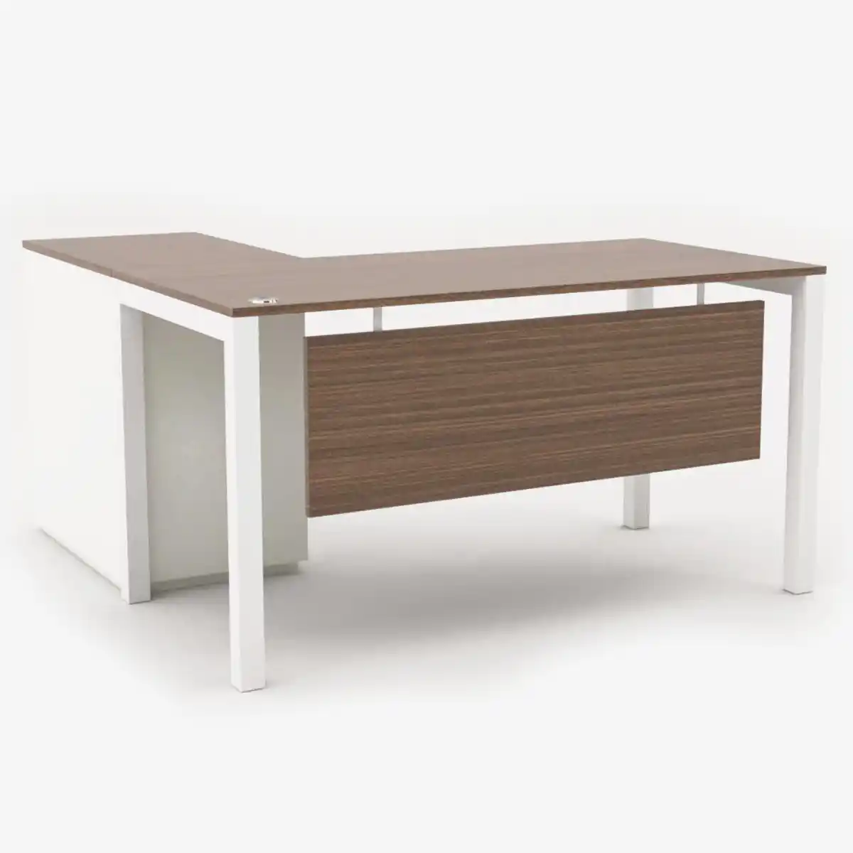 Swifta Series L-Shape Desk with Built-In Storage