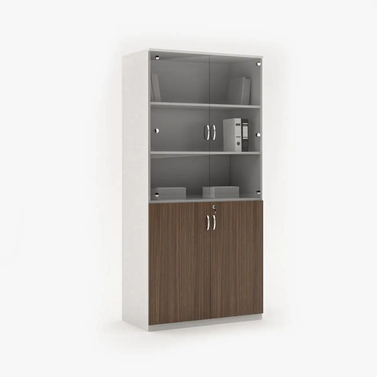 Zydney Full Height Cabinet with Glass Door
