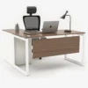 Urbanz Series L-Shape Office Desk with Built-In Storage