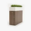 Vardant Workstation Side Cabinet with Planter