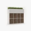 Vitaa Workstation Side Cabinet with Planter
