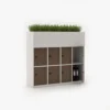 Vitaa Workstation Side Cabinet with Planter