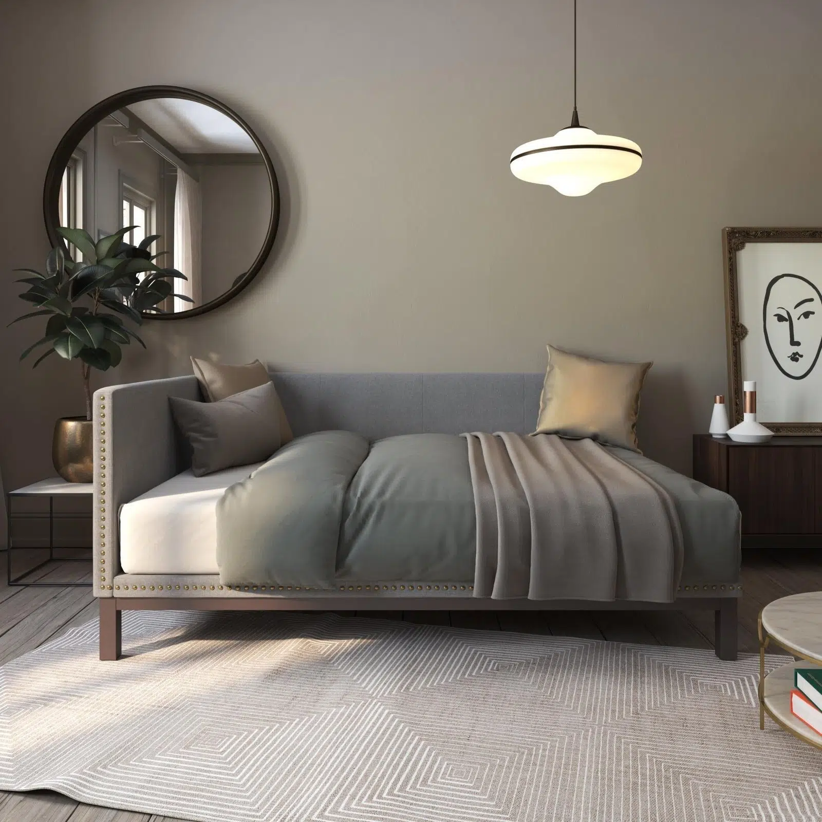 FLOREN Full-size Upholstered Daybed