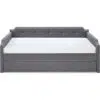 TAVIRA Upholstered Daybed with Trundle