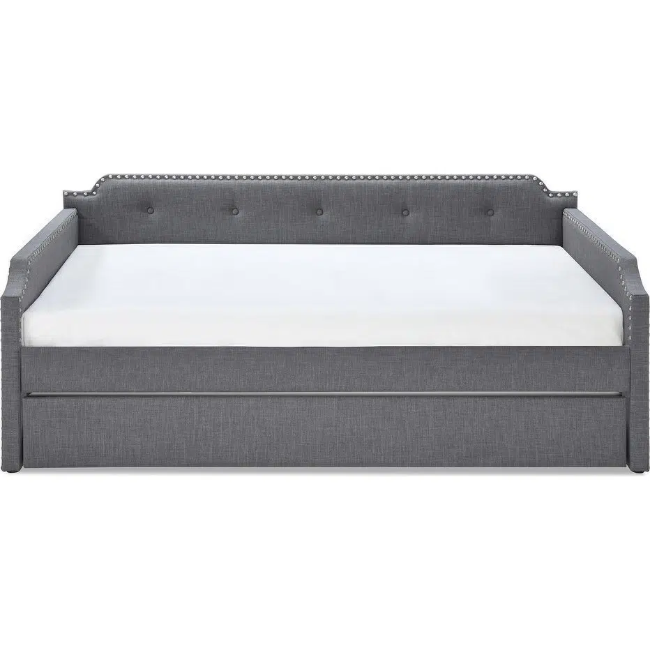 TAVIRA Upholstered Daybed with Trundle