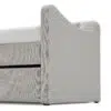 DOVINA Dove Grey Daybed with Trundle