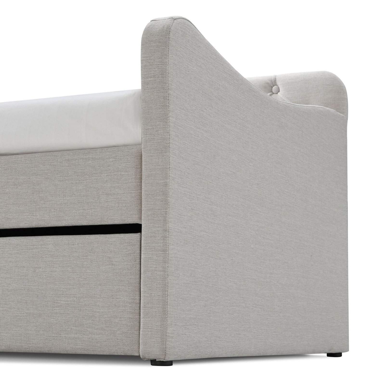 DOVINA Dove Grey Daybed with Trundle