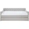 DOVINA Dove Grey Daybed with Trundle